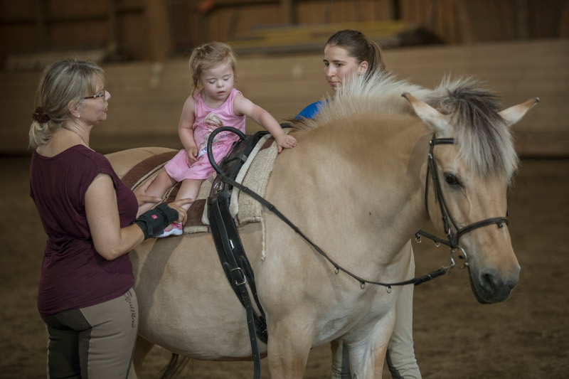 … als auch die Anschaffung eines Therapiepferdes für das Theo-Zentrum unterstützt